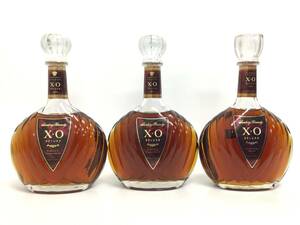  brandy Suntory XO Deluxe 3 pcs set 700ml weight number :6(H-4)