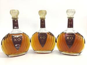 訳あり ブランデー サントリー XO デラックス 3本セット 700ml RW15 重量番号:6