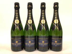  champagne Moet&Chandon nekta- Anne . real 4 pcs set 750ml weight number :8(RW22)