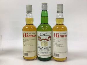  whisky nika high nika/ North Land 3 pcs set 720/640ml weight number :6(74)