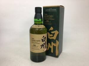 ウイスキー サントリー 白州 18年 シングルモルト 700ml 重量番号:2 (L-10)