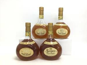  whisky super nika4 pcs set 760ml weight number :8(H-4)