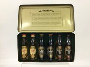 ウイスキー ウィリアム グランツ ミニチュアコレクション 6本セット 50ml 重量番号:6 (71)