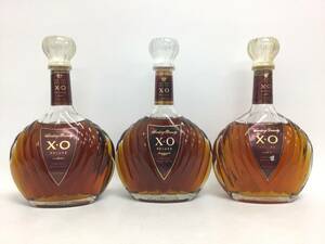 brandy Suntory XO Deluxe 3 pcs set 700ml weight number :6(K-2)