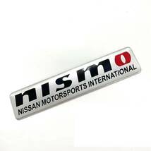 【再入荷！】高品質 nismo アルミ エンブレム ステッカーA　日産自動車_画像10