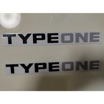 【1枚】TYPE ONEステッカー　SPOON SPORTS_画像2