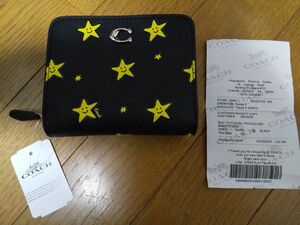 新品未使用品！coach コーチ　コズミック　ウォレット　スター　二つ折り財布 ウォレット