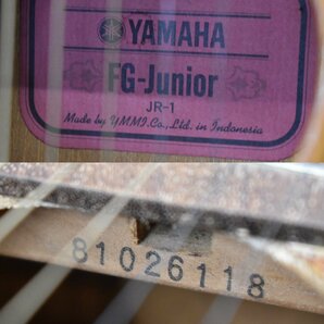 3071 中古品 YAMAHA FG-Junior JR-1 #81026118 ヤマハ ミニアコースティックギターの画像8