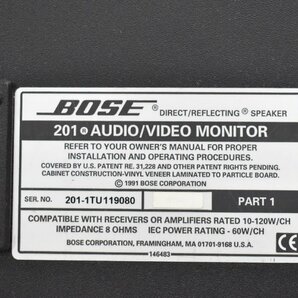 3219 中古品 BOSE 201 AUDIO/VIDEO MONITOR ボーズ スピーカーの画像7