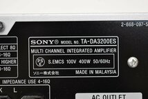 3586 現状品 SONY TA-DA3200ES ソニー AVアンプ_画像7
