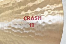 3406 中古品 PAiSTE 2002 CRASH 18インチ パイステ シンバル_画像5