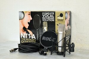 3381 secondhand goods RODE NT1-A load condenser microphone origin box attaching ②