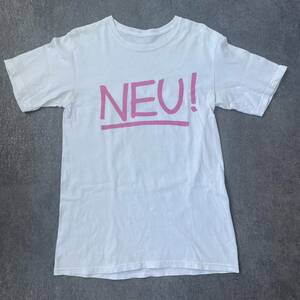 00s 「NEU!」Tシャツ ノイ！バンドT 検）Kraftwerk Devo punk newwave punk vintage