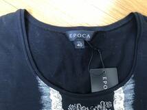 EPOCAエポカ黒Tシャツ【40】タグ付き_画像3