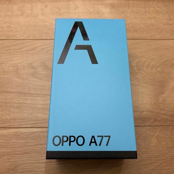 OPPO A77 6.5インチ メモリー4GB ストレージ128GB ブラック 中古