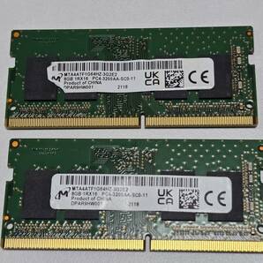 Micron 16GB (8GBX2) DDR4 3200MTPS CL22 SO-DIMM MTA4ATF1G64HZ-3G2E2