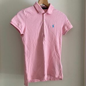 ラルフローレン RALPH ポロシャツ 半袖 ポロ ピンク ワンポイント160