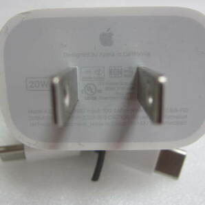 Apple 20W USB-C電源アダプタ(A2305)とApple 60W USB-C充電ケーブル（1m）の画像3