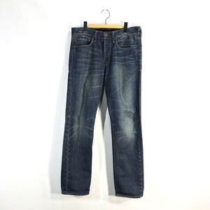 鬼ヒゲxハチノス ラルフローレン POLO RALPH LAUREN SPENCER SKINNY ビンテージ加工 デニム パンツ 32x32 インディゴ ジーパン ジーンズ