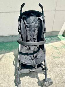 【高級品・美品】Peg-Perego ペグペレーゴ　ベビーカー　ブラック　イタリア製　