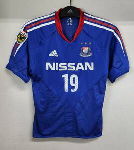 05横浜Fマリノス YOKOHAMA MARINOS(H)#19 安貞桓 AHN JungHwan 半袖 オーセンティック adidas正規 L 