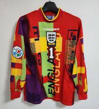 EURO 1996 イングランド(A)#1 デビッド・シーマン SEAMAN 長袖 正規UMBRO ユーロ96 L_画像1