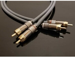 送料無料! MOGAMI モガミ 2534 3.5M 3.5メートル ペア 2本セット グレー RCA ケーブル　プラグ　24k メッキ ハンドメイド カスタムケーブル