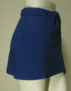 [ spring, sport, Ran ska!] Lady's running skirt < navy :M-L>. sweat speed . stretch cloth, Layered design :s-2-nvy