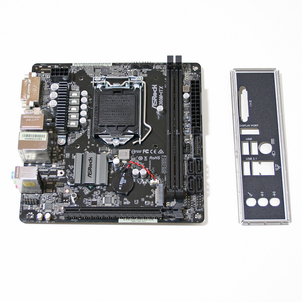 ★動作品マザーボード ASRock B360M-ITX intel 8～9世代対応 LGA151