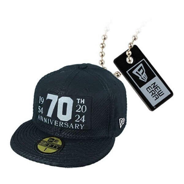 NEW ERA ミニチュアスイングコレクション 59FIFTY 70th Anniversary Logo ニューエラ　ガチャ