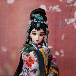 Bjd 1/6 東洋装飾人形、31 Cm 中国古代漢服人形、清朝で最も美しいゲゲ、中国文化を愛する人への最高の贈り物