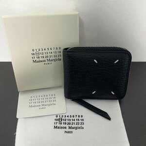 新品Maison Margiela 二つ折りの財布 小銭袋 MM6　財布　ウォレット　本革　牛革