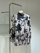 ブルネロクチネリ　BRUNELLO CUCINELLI レディース　ブラウス　花柄　長袖　シャツ　ゆったり　S-XL　サイズ選択可能_画像1