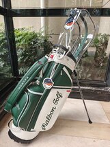 新入荷★マルボンゴルフ　malbon golf キャディバッグ ゴルフ グリーン_画像2