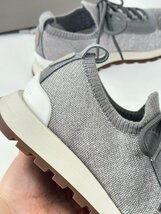 BRUNELLO CUCINELLI ブルネロ クチネリ メンズスニーカー ウォーキングシューズ ローカット スポーツ カシミヤ スエード サイズ選択可能 e_画像5