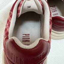 ピンクハウス PINK HOUSE スニーカー 靴 赤 サイズ3M ゆうパック可 (856418)_画像6