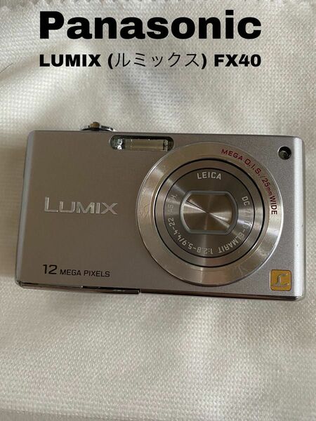 パナソニック デジタルカメラ LUMIX (ルミックス) FX40 シルバー