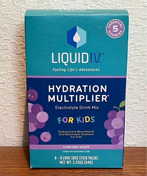 経口補水液パウダー　Liquid I.V. FOR KIDS 8本