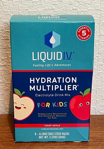 経口補水液パウダー(電解水) 8本　Liquid I.V. FOR KIDS