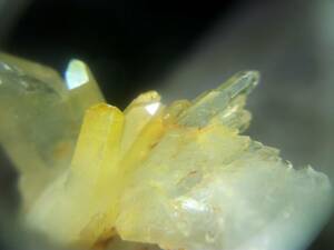 国産鉱物　山梨県　水晶峠　水晶　クォーツ　クラスター　単結晶　２本　良標本　定形外発送