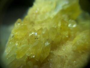 外国産鉱物　イエロークォーツ　クラスター　黄色水晶　シトリン　美しい標本　定型外発送　