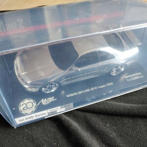 ミニッツ 京商ミニッツ for AWD 1/27.52 ニッサン　スカイライン　GT-R V.spec(R33) 未開封　クロムシルバー
