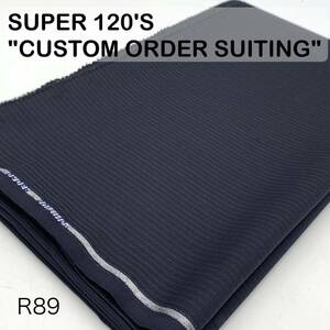 R89-1.4m【日本製】SUPER 120'S &#34;COSTOM ORDER SUITING&#34;