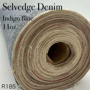 R185 cell bichi Denim 11m 11 унция постоянный унция красный уголок индиго голубой Okayama производство Denim сделано в Японии ткань 