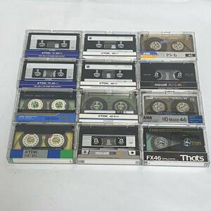  cassette tape 1 2 ps set sale normal tape TDK AD-S46 AR46 SF46 AD46 DENON RD46 that's FX46 AXIA HD-master46 present condition goods rare hard-to-find 