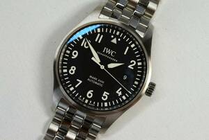 ☆ Классическая модель IWC Mark XVIII Марк 18 Black Dial. Оригинальный дыхание включено аксессуары Завершенные производители Полный гарантийный период!