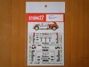 STUDIO27:1|24 Renault 5 turbo ~Marlboro~ *82 A. Prost decal : ST27-DC229