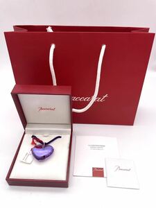 Baccarat baccarat SILVER925 бледный violet Heart колье короткое колье 