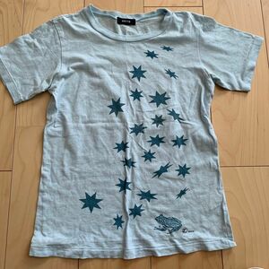 zucca 半袖プリントTシャツ　ブルー