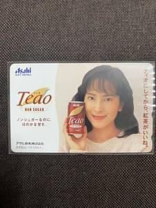 鈴木杏樹　アサヒ　ティオ　未使用テレカ